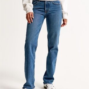 Abercrombie & Fitch Mid Rise 90's Straight Jeans